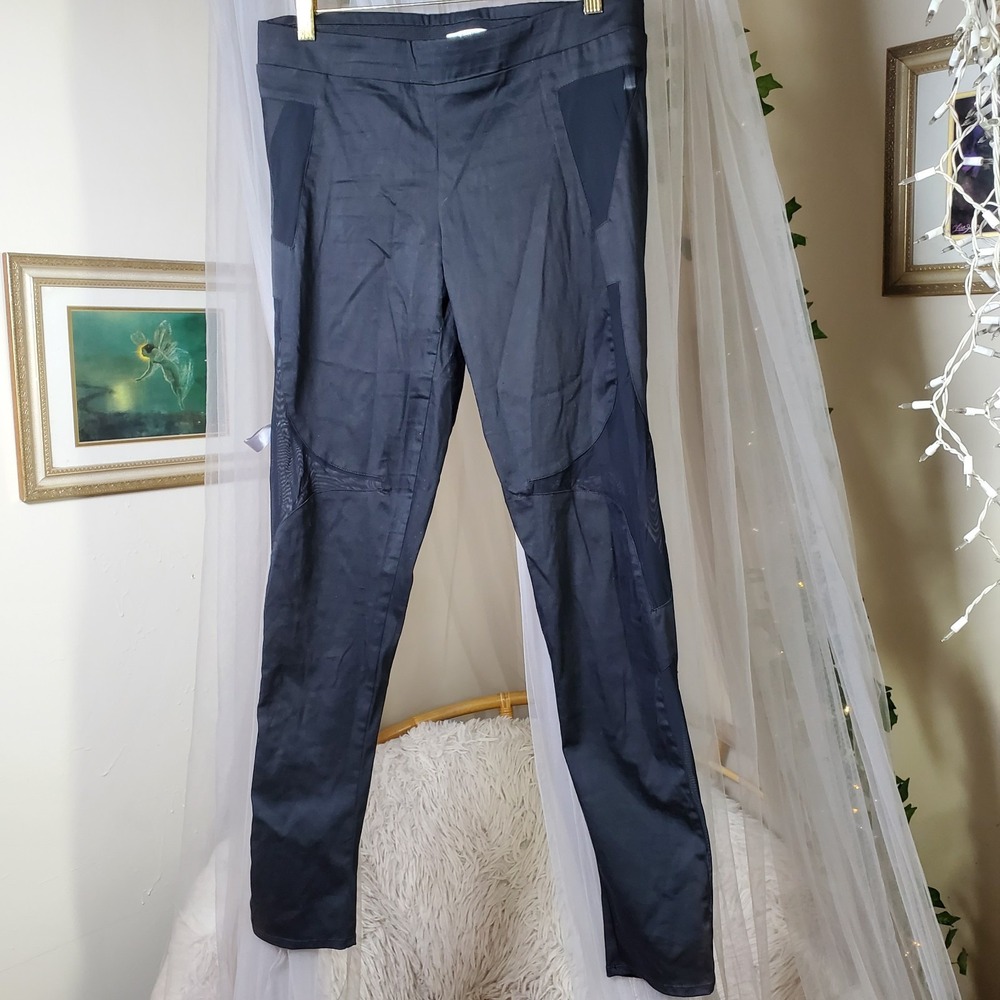 Helmut Lang Black Paneled Leggings